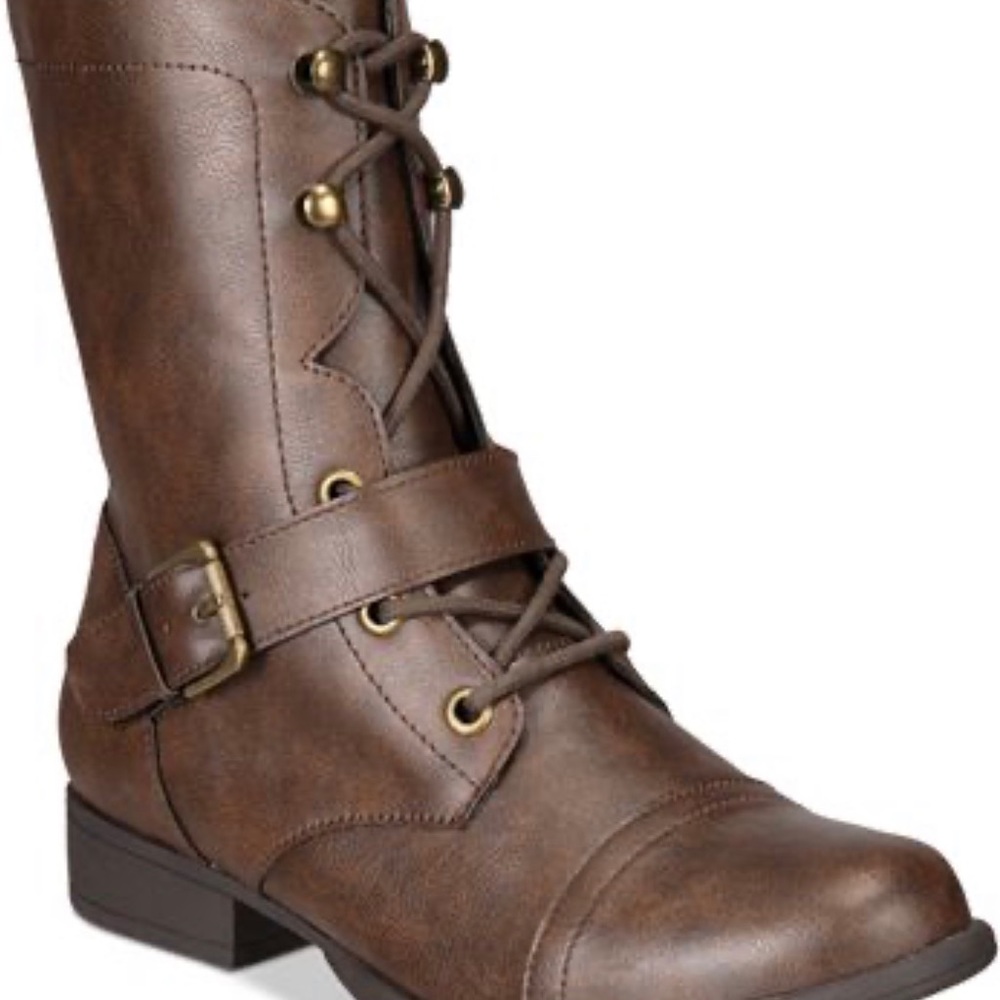American Rag
Farahh Combat Booties, Macy’s